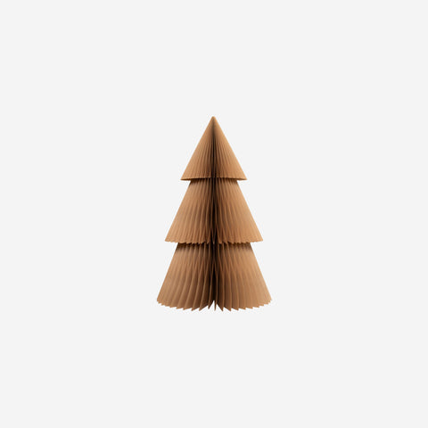Nordic Rooms Paper Standing Deluxe Christmas Tree Flaxseed 31cm