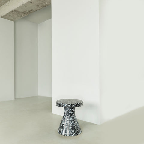 Normann Copenhagen Bit Stool Cone Black White Stool Normann Copenhagen    - [store_name]