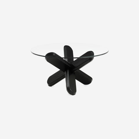 Normann Copenhagen Ding Coffee Table Black Clear Magazine Holder Normann Copenhagen - [store_name]
