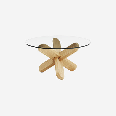 Normann Copenhagen Ding Coffee Table Oak Clear Coffee Table Normann Copenhagen - [store_name]