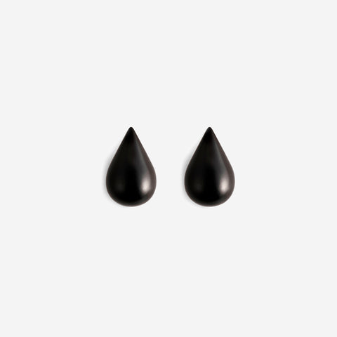 Normann Copenhagen Dropit Hooks Black Small Hook Normann Copenhagen    - [store_name]