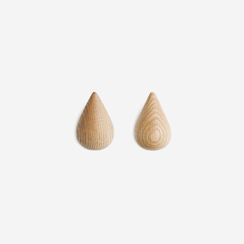 Normann Copenhagen Dropit Hooks Natural Oak Small Hook Normann Copenhagen    - [store_name]