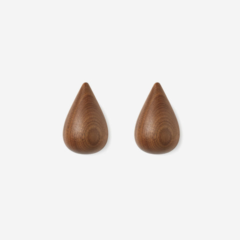 Normann Copenhagen Dropit Hooks Walnut Large Hook Normann Copenhagen    - [store_name]