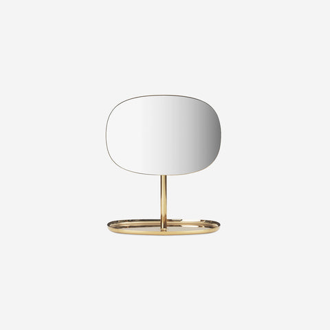 SIMPLE FORM. - Normann Copenhagen Normann Copenhagen Flip Mirror Brass - 