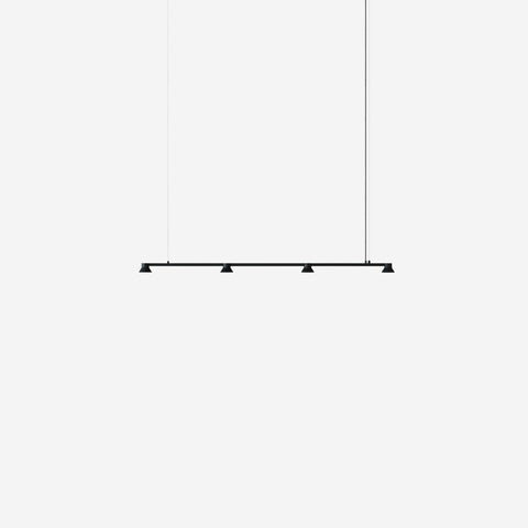 Normann Copenhagen Hat Lamp Linear Large Black Pendants Normann Copenhagen    - [store_name]