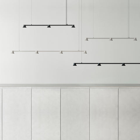 Normann Copenhagen Hat Lamp Linear Large Black Pendants Normann Copenhagen    - [store_name]