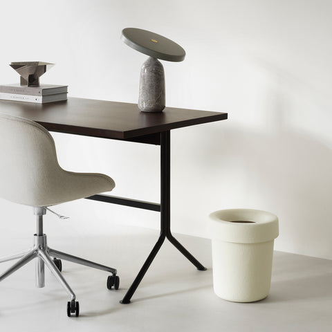 Normann Copenhagen Hide Bin White Bin Normann Copenhagen - [store_name]