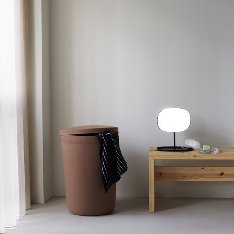 Normann Copenhagen Hide Laundry Basket Brown Laundry Basket Normann Copenhagen - [store_name]