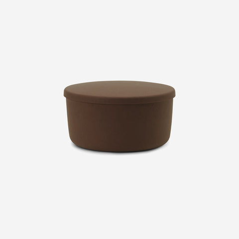 Normann Copenhagen Hide Storage Pouf Brown Large Storage Basket Normann Copenhagen - [store_name]