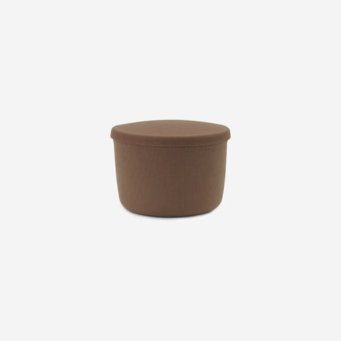 Normann Copenhagen Hide Storage Pouf Brown Small Storage Basket Normann Copenhagen - [store_name]