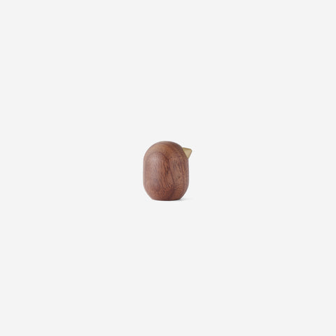 Normann Copenhagen Little Bird Walnut 3cm Wooden Figurine Normann Copenhagen - [store_name]