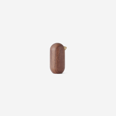Normann Copenhagen Little Bird Walnut 5cm Wooden Figurine Normann Copenhagen - [store_name]