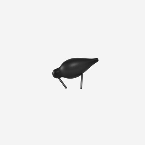 Normann Copenhagen Shorebird Small Black Black Wooden Figurine Normann Copenhagen    - [store_name]