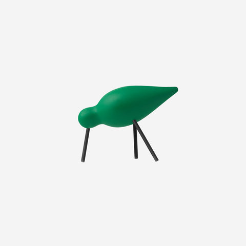 Normann Copenhagen Shorebird Medium Green Black Wooden Figurine Normann Copenhagen    - [store_name]