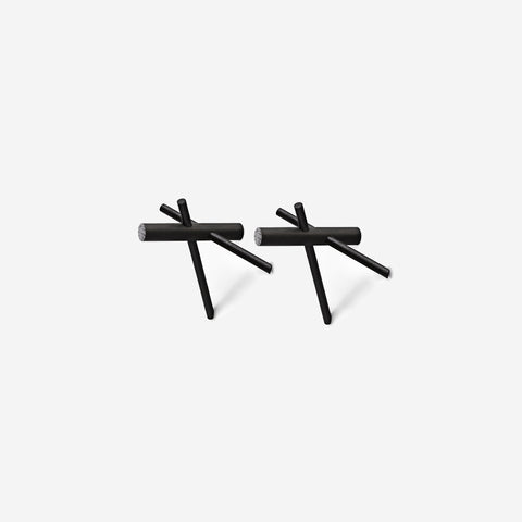 Normann Copenhagen Sticks Hooks Black Hook Normann Copenhagen    - [store_name]