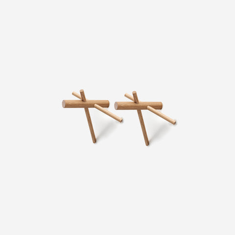 Normann Copenhagen Sticks Hooks Natural Oak Hook Normann Copenhagen    - [store_name]