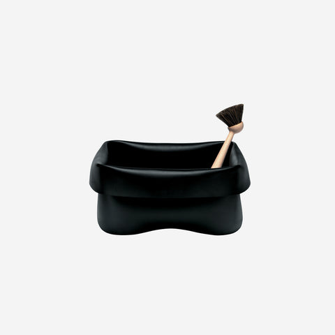 Normann Copenhagen Washing Up Bowl & Brush Black Washing Normann Copenhagen    - [store_name]
