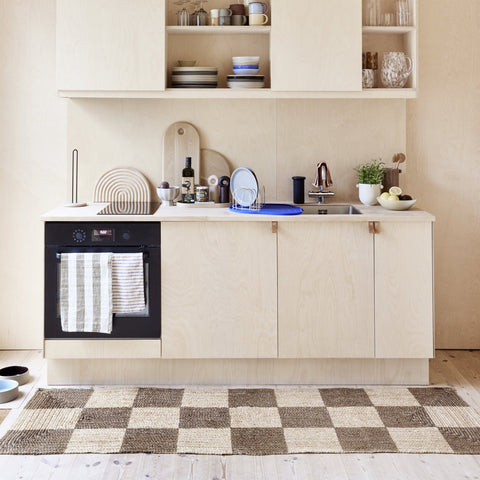 OYOY Living Chess Floor Runner Rug Jute Rug OYOY Living - [store_name]