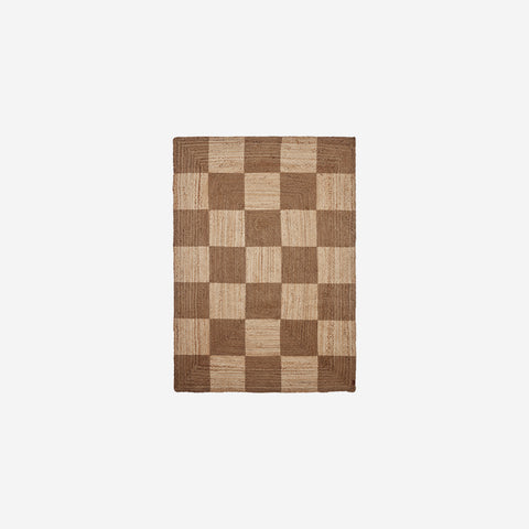 OYOY Living Chess Rug Large Jute Rug OYOY Living - [store_name]