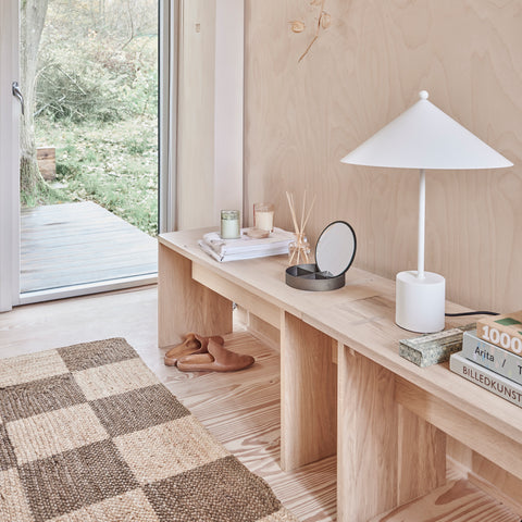 OYOY Living Chess Rug Large Jute Rug OYOY Living - [store_name]
