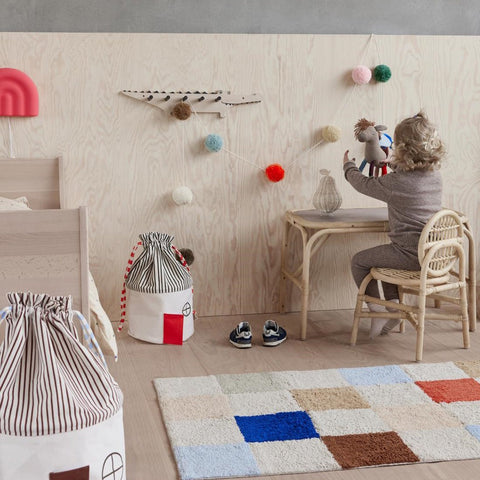 OYOY Living Chess Rug Large Multi Rug OYOY Living - [store_name]
