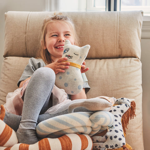 OYOY Living Darling Benny Baby Cat Soft Toy Children's Soft Toy OYOY Living - [store_name]