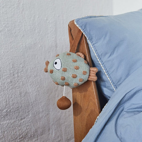 OYOY Living Elliot Fish Musical Baby Mobile Baby Mobiles OYOY Living - [store_name]
