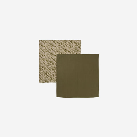 OYOY Living Iro Muslin Olive Beige Children's Bib OYOY Living - [store_name]