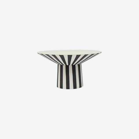 OYOY Living Toppu Centrepiece Bowl High Black White Tray OYOY Living - [store_name]