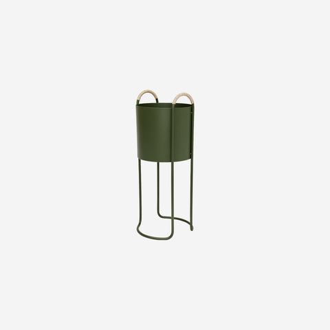 OYOY Living Maki Plant Box High Olive Plant Stand OYOY Living - [store_name]