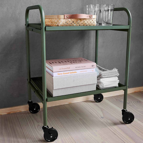 OYOY Living Maki Trolley Small Olive Table OYOY Living - [store_name]