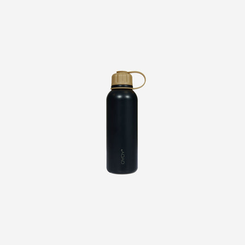 OYOY Living Pullo Water Bottle Anthracite Water Bottle OYOY Living - [store_name]