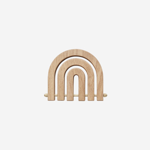 OYOY Living Rainbow Wooden Trivet Trivet OYOY Living - [store_name]