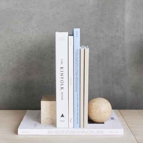 OYOY Living Savi Marble Bookend Block Book Ends OYOY Living - [store_name]
