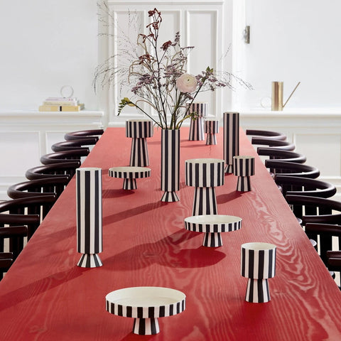 OYOY Living Toppu Pot Large Black White Pot OYOY Living - [store_name]