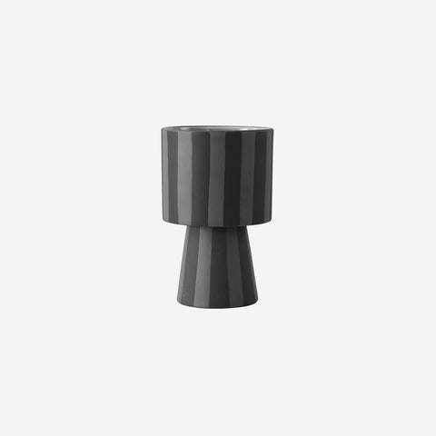 OYOY Living Toppu Pot Small Black Grey Pot OYOY Living - [store_name]