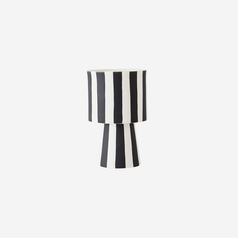 OYOY Living Toppu Pot Small Black White Pot OYOY Living - [store_name]