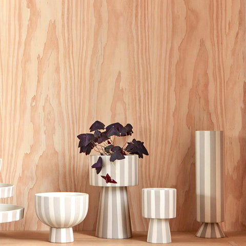 OYOY Living Toppu Pot Large Clay White Pot OYOY Living - [store_name]
