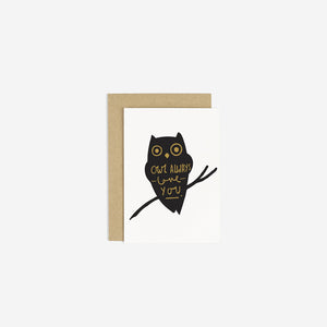 Old English Company Card Owl Always Love You Greeting Card Old English Company    - [store_name]