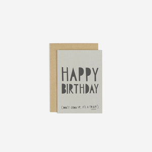 Old English Company Card Birthday Trap Greeting Card Old English Company    - [store_name]
