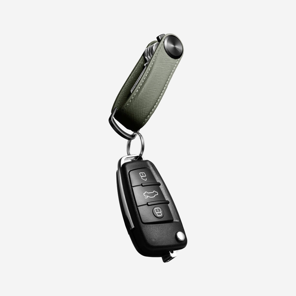 Ac Pro Ii Key Orbitkey Key Organiser Pro Leather Saffiano Olive Green | Keyrings ...