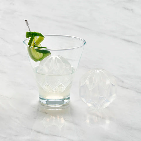 Peak Wave Ripple Cocktail Ice Sphere Mold Ice Molds Peak - [store_name]