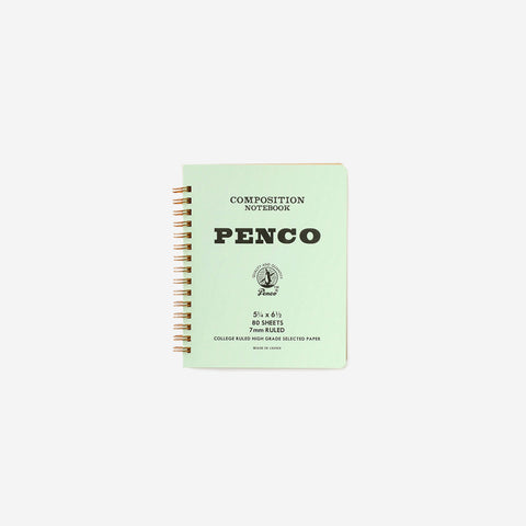 Penco Coil Notebook Medium Mint Notebook Penco - [store_name]