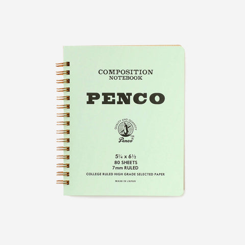 Penco Coil Notebook Medium Mint Notebook Penco - [store_name]