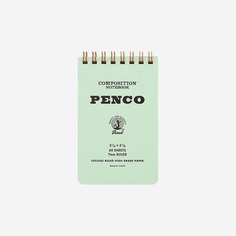 Penco Coil Notepad Small Mint Notebook Penco - [store_name]