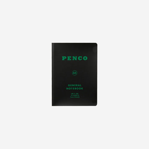 Penco General Notebook A5 Black Notebook Penco - [store_name]
