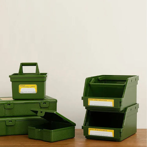 Penco Pile Up Caddy Green Desk Organiser Penco - [store_name]