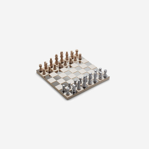 Printworks Classic Art of Chess Beige Mirror Board Game Printworks - [store_name]
