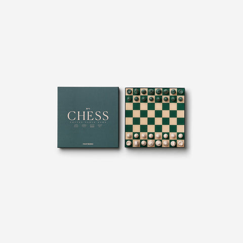 Printworks Classic Chess Green Beige Board Game Printworks - [store_name]