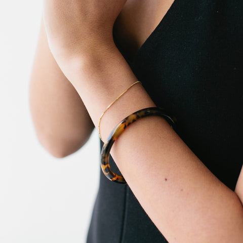 Sophie Bangle Dark Tort Bold Jewellery Sophie    - [store_name]
